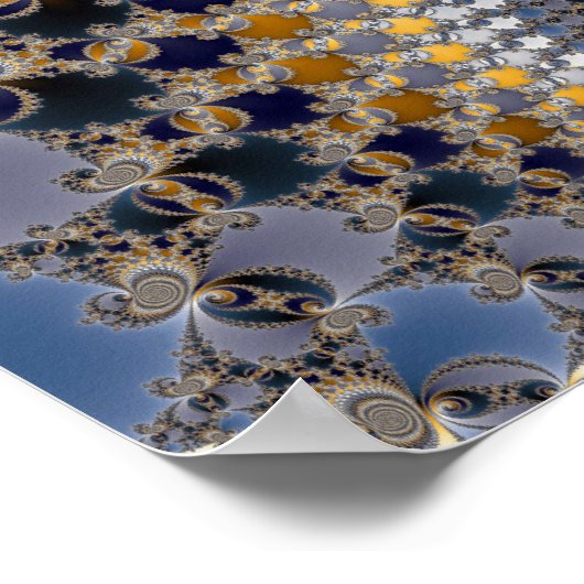 Ballager - Fraktal-Plakat Poster (Ecke)