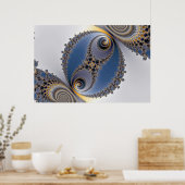 Ballager - Fraktal-Plakat Poster (Küche)