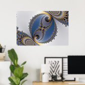 Ballager - Fraktal-Plakat Poster (Heimbüro)