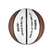 Ballantrag Mini Basketball (Vertikal)
