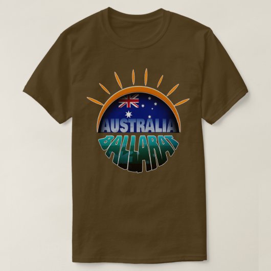 Ballarat australia T-Shirt (Design vorne)
