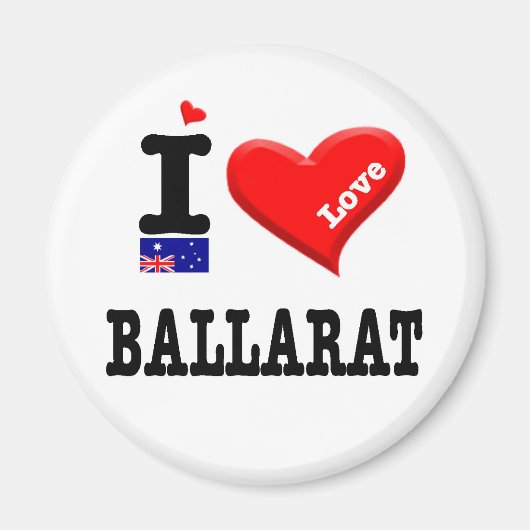 BALLARAT - I Liebe Magnet (Vorne)