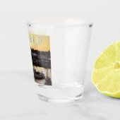 Ballard Boote Sunset Scene Schnapsglas (Rechts)
