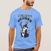 Ballard Elks Skunks / Cribbage Team Maskottchen T-Shirt (Vorderseite)