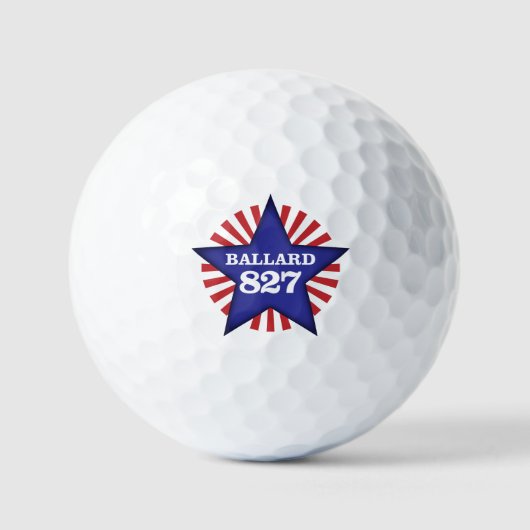 Ballard Elks Star Golfball (Vorderseite)