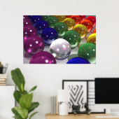 Bälle auf Licht Poster (Heimbüro)