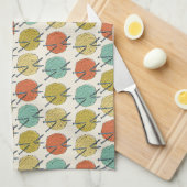 Bälle des Wolle-Musters Geschirrtuch (Viertel Falte)