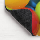 Bälle in sortierter Farbmausunterlage Mousepad (Ecke)