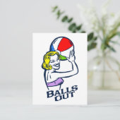 Bälle Postkarte (Stehend Vorderseite)