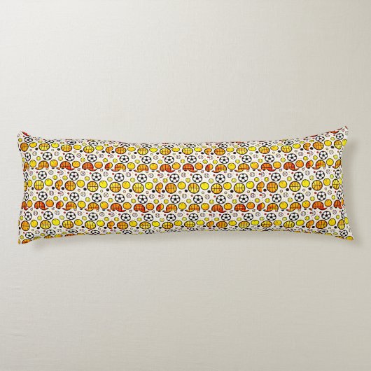 Bälle! Seitenschläferkissen (Rückseite)