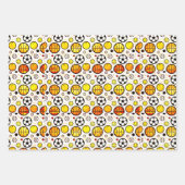 Bälle! Umhüllungspapierblätter Geschenkpapier Set (Vorderseite)
