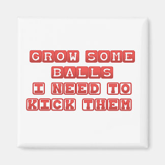 Bälle wachsen magnet