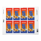 Bälle zum 5. Geburtstag (Vorne)