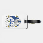 Ballentine Familienwappen Gepäckanhänger (Rückseite horizontal)