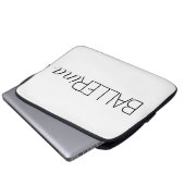 "Baller" Ballerina Laptopschutzhülle (Vorne Knopf)