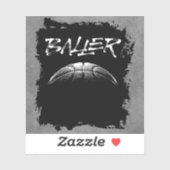 Baller (Basketball) Aufkleber (Blatt)