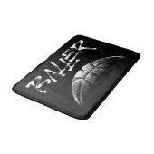 Baller (Basketball) Badematte (Schrägansicht)