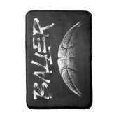 Baller (Basketball) Badematte (Vorderseite Vertikal)