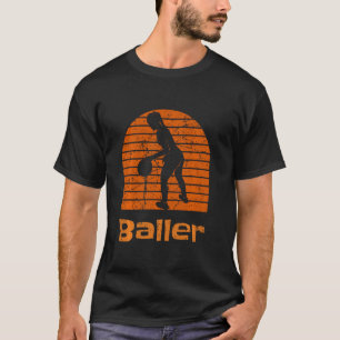 Baller Basketball-Basketball-Basketballspielerin R T-Shirt