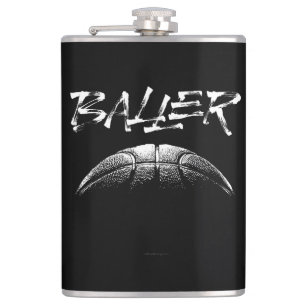 Baller (Basketball) Flachmann