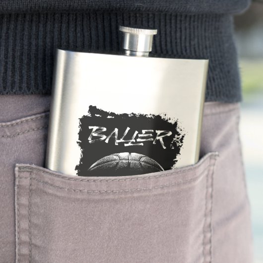 Baller (Basketball) Flachmann (Beispiel)