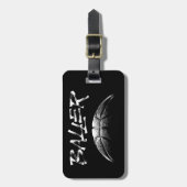 Baller (Basketball) Gepäckanhänger (Vorderseite vertikal)