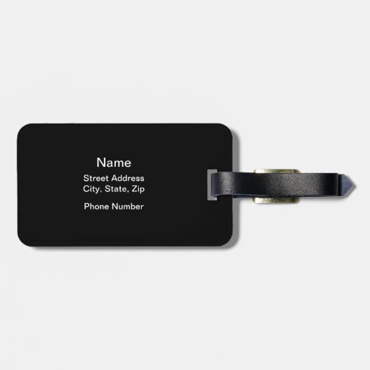 Baller (Basketball) Gepäckanhänger (Rückseite horizontal)