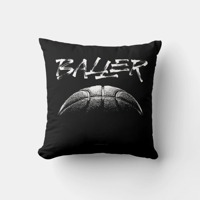 Baller (Basketball) Kissen (Vorderseite)