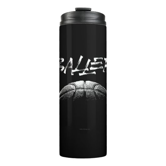Baller (Basketball) Thermosbecher (Vorderseite)