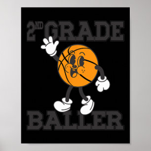 Baller der zweiten Klasse Zurück zur Schule - Kind Poster
