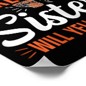 Baller Family Basketball-Angebot für einen Basketb Poster (Ecke)