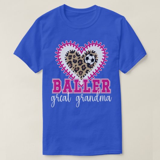 Baller Great Oma Soccer Great Oma T-Shirt (Design vorne)
