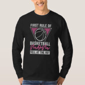 Baller Mother Hooping Bball Hoops Player Basketbal T-Shirt (Vorderseite)