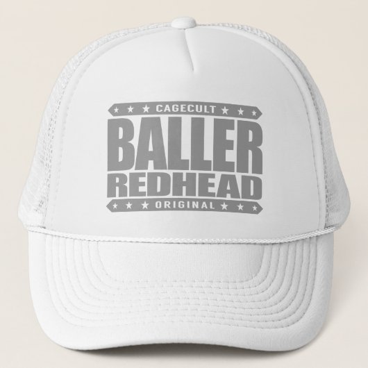 BALLER REDHEAD - ich bin brennendes Truckerkappe (Vorderseite)