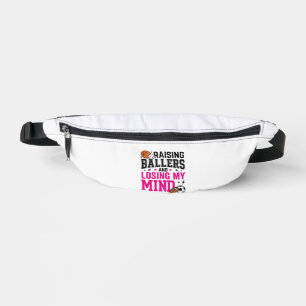 Baller-Trainerin Sport-Mama Vintage T-Shirt Design Bauchtasche