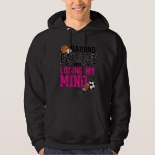 Baller-Trainerin Sport-Mama Vintage T-Shirt Design Hoodie