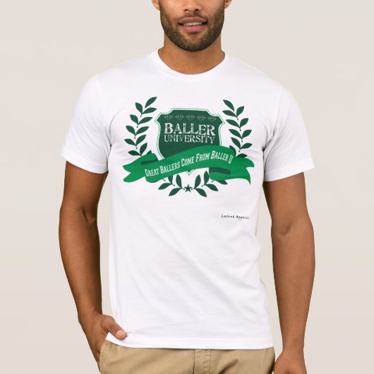 Baller Universität T-Shirt (Vorderseite)