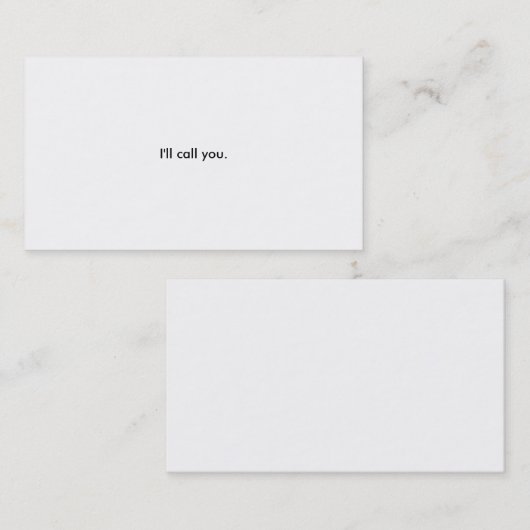 Baller Visitenkarten Visitenkarte (Vorne/Hinten)