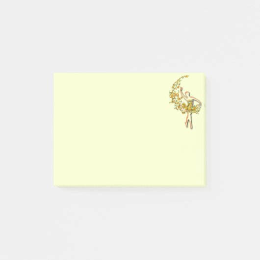 Ballerina 04 post-it klebezettel (Vorderseite)