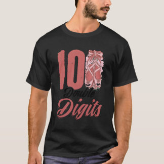 Ballerina 10th Py 10 Balletttänzer T-Shirt