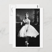 Ballerina, 1870. postkarte (Vorne/Hinten)
