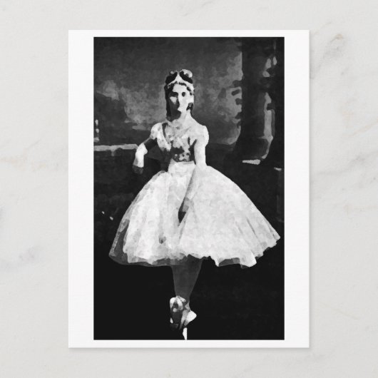 Ballerina, 1870. postkarte (Vorderseite)