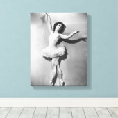 Ballerina 2 leinwanddruck (Insitu (Holzboden))