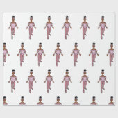 Ballerina 30 x 6 Fuß, glänzendes Wrapping Paper #3 Geschenkpapier (Flach)