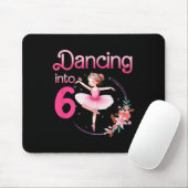 Ballerina 6. Geburtstagsparty Ballet Mousepad (Mit Mouse)