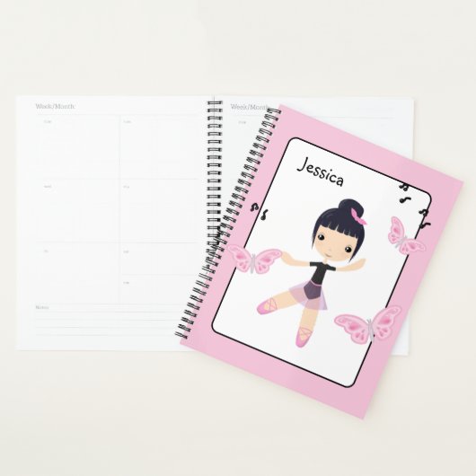 Ballerina 6 Niedlich Dance Girl Planner Planer (Anzeige)