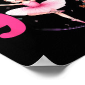 Ballerina 9. Geburtstagsparty Ballet Poster (Ecke)