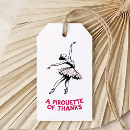 Ballerina A Pirouette von Dankbarkeit Ballet Gefal Geschenkanhänger