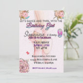 Ballerina ab der Einladung zum 9. Geburtstag (Stehend Vorderseite)