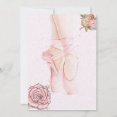 Ballerina ab der Einladung zum 9. Geburtstag (Rückseite)